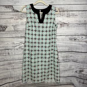 Talbots Sleeveless Linen Blend Knee Length Dress 10
